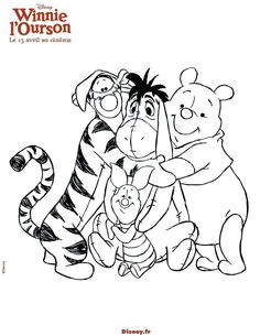 Coloriage Winnie Et Ses Amis Les 31 Meilleures Images De Coloriage Winnie