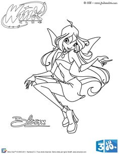 Coloriage Winx Club Enchantix 15 Meilleures Images Du Tableau Winx