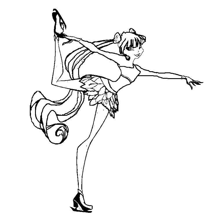 Coloriage Winx Club Enchantix Coloriage De Winx Bloomix A Imprimer