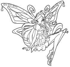 Coloriage Winx Club Enchantix Die 177 Besten Bilder Zu Winxclub