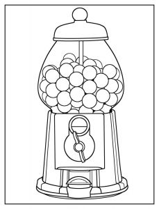 Coloriage Zack Et Quack Gumball Machine Coloring Page Easy Also See the Category to