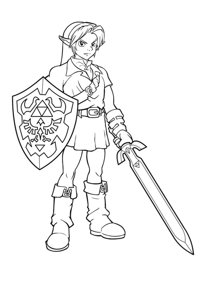 Coloriage Zelda à Imprimer Gratuit Die 101 Besten Bilder Von Malvorlagen