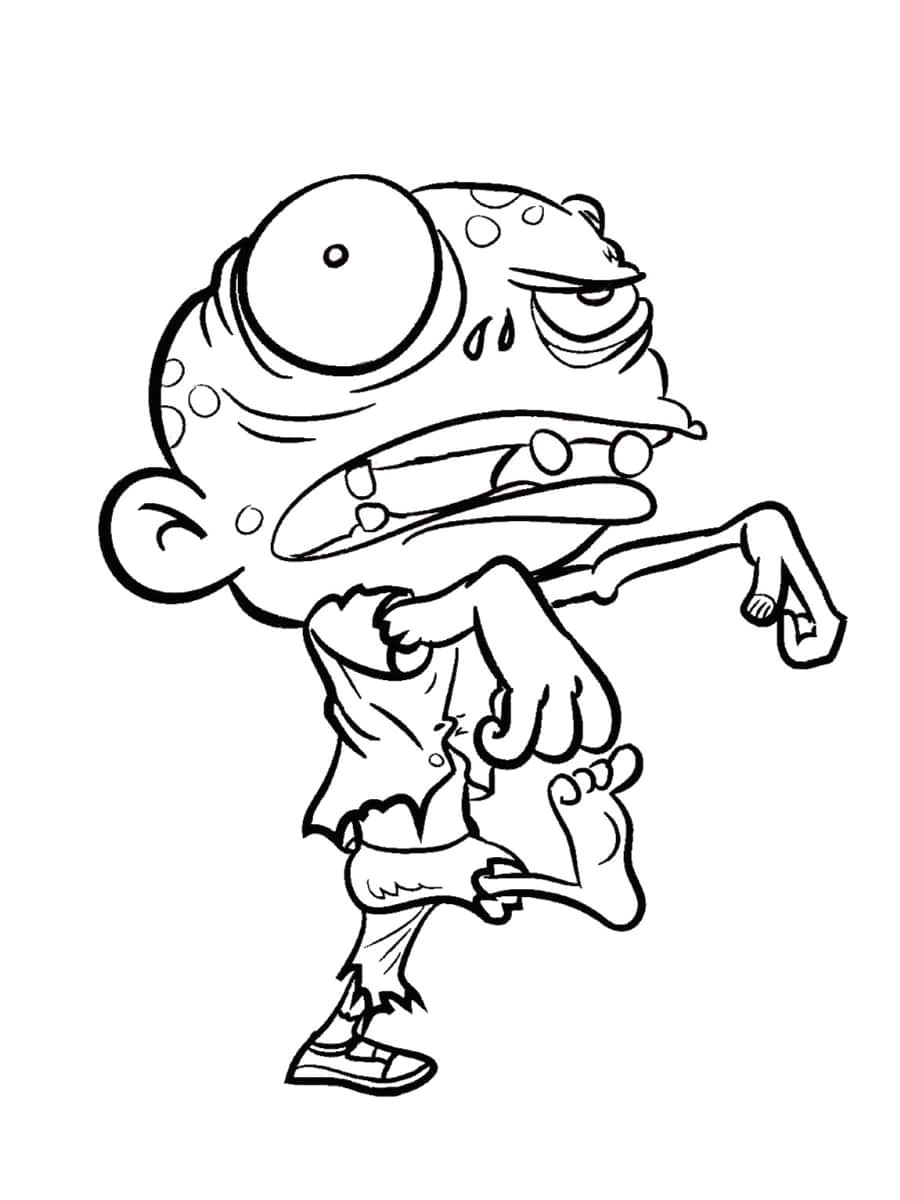 Coloriage Zombie à Imprimer Coloriage De Zombie Ohbqfo