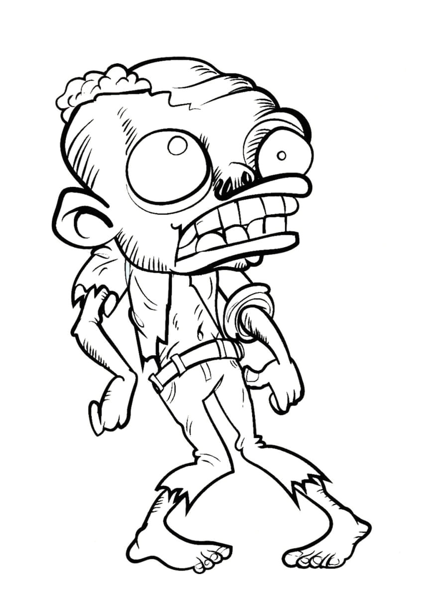 Coloriage Zombie à Imprimer Coloriage Zombie Des Coloriages à Imprimer Gratuitement