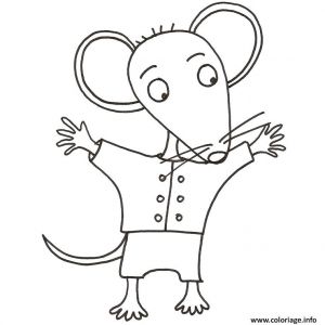 Coloriages Avec La souris Coloriage Mimi La souris Dessin