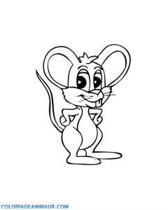 Coloriages Avec La souris Dessin De Petite souris Colorier Les Enfants