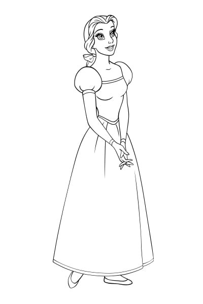Coloriages La Princesse Et La Grenouille Princesse Disney Colorier Coloriage Cendrillon Et Les