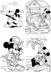 Coloriages Mickey Gratuits Imprimer Coloriage Mickey Mouse En Vacance Dessin Gratuit à Imprimer