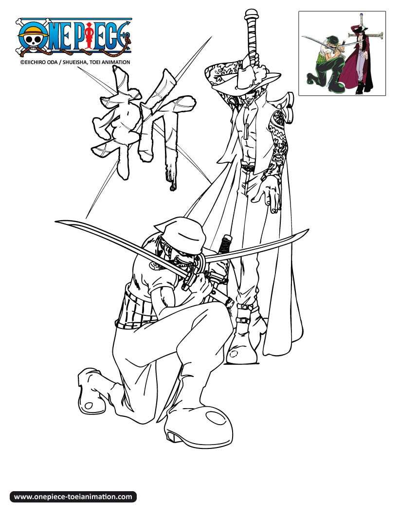 Coloriages One Piece Zoro Coloriage E Piece A Imprimer Zoro 1287 Coloriage