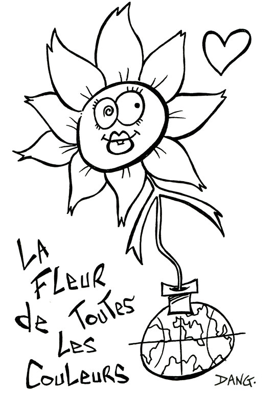 Coloriages Sur Les Fleurs Pour Enfant Coloriages La Fleur De toutes Les Couleurs