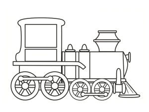 Coloriages Trains A Imprimer Coloriages De Véhicules Pour Enfant