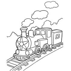 Coloriages Trains A Imprimer Les 17 Meilleures Images De Coloriage Train