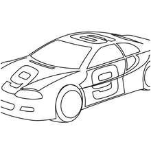 Coloriages Voitures De Course Coloriage Voiture