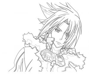 D Gray Man Coloriage D Gray Man Allen Calker Character