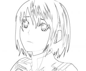 D Gray Man Coloriage D Gray Man Lenalee Lee Profil