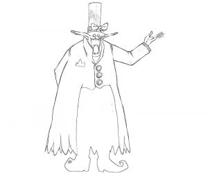 D Gray Man Coloriage D Gray Man Millenium Earl Character