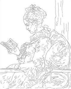 Des Coloriages De tout Coloriage Fragonard Momes