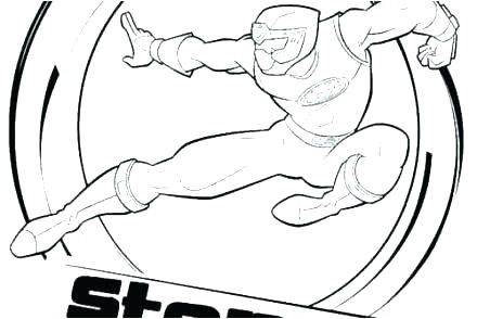 Dessin Coloriage Power Rangers Pages   Colorier Pour Enfants Et Adultes — Une Grande