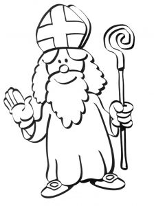 Dessin Coloriage Saint Nicolas Coloriage Saint Nicolas à Imprimer