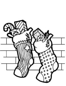 Dessin Couronne De Noel Coloriage Coloriage Bas De Noël à Imprimer Gratuitement