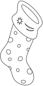 Dessin Couronne De Noel Coloriage Coloriage Un Chausson De Noël Dory Coloriages