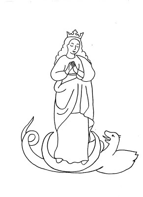 Dessin Vierge Marie Coloriage Jeux D Enfants Coloriage assomption Marie éveil à La Foi