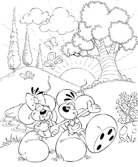 Diddl Et Diddlina Coloriage Coloriage A Imprimer Diddl Et Diddlina Gratuit Et Colorier