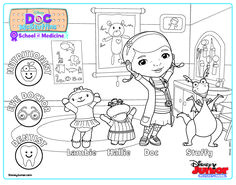 Docteur La Peluche Coloriage A Imprimer 90 Meilleures Images Du Tableau Docteur La Peluche