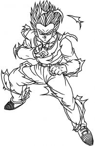 Dragon Ball Z Gt Coloriage Coloriages Goku Colorier Fr Hellokids Avec Coloriage