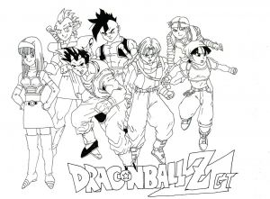 Dragon Ball Z Gt Coloriage Facile Dragon Ball Gt Coloriage Dragon Ball Z
