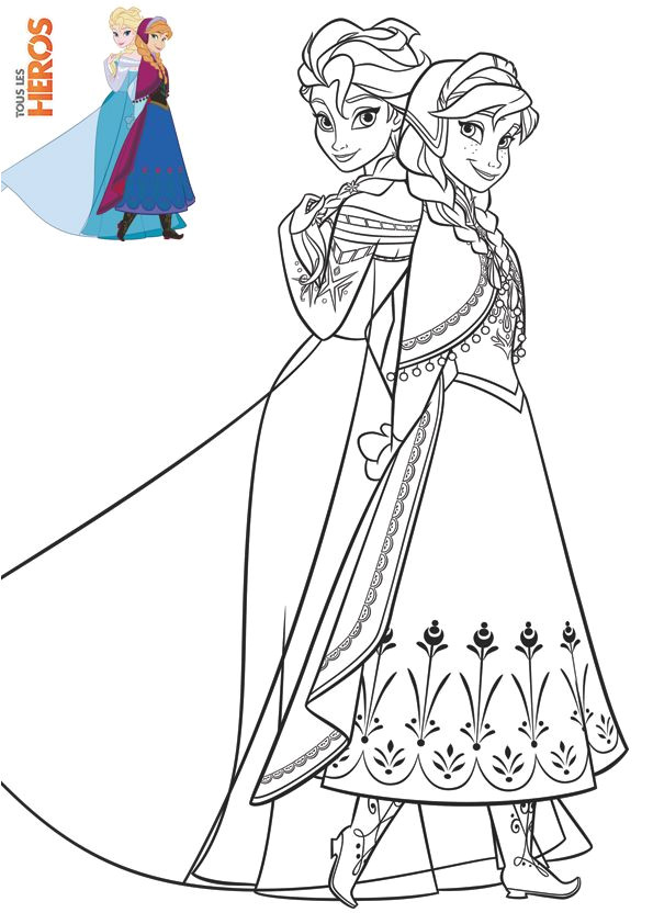 Elsa Et Anna Coloriage Persona Non Persona N Auf Pinterest