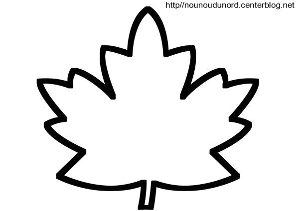 Feuille De Chene Coloriage Gabarit Feuille D Automne Pour Décorer La Fenªtre