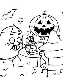 Hugo L Escargot Coloriage D Halloween Coloriage Go Ter Sur Hugolescargot