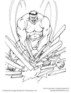 Hulk Coloriage A Imprimer Hulk 17 Super Héros – Coloriages à Imprimer