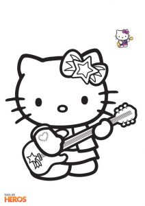 Image Hello Kitty Coloriage Coloriages Hello Kitty Imprimez Gratuitement Sur Notre Blog