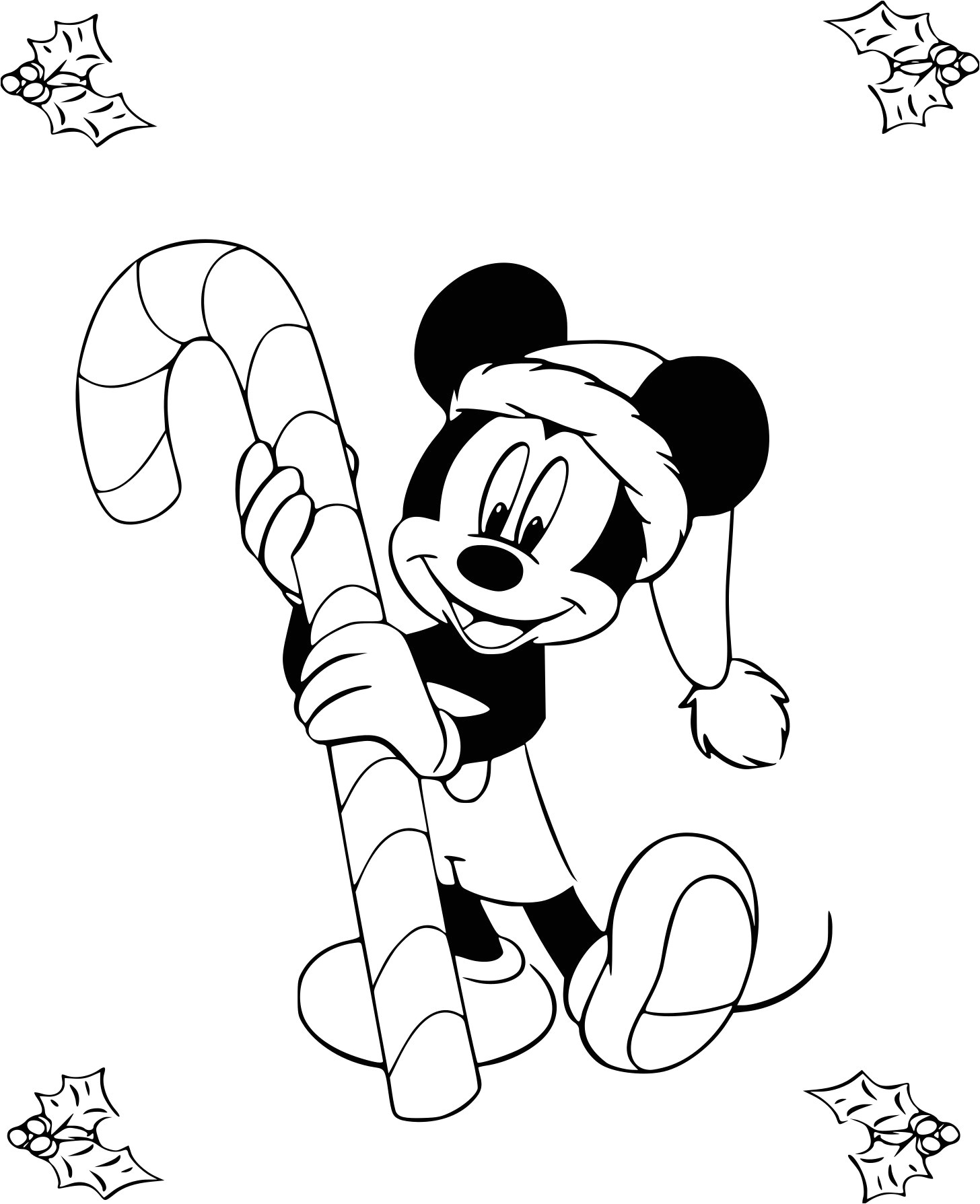 Imprimer Coloriage De Mickey Dessus Coloriage De Mickey Noel A Imprimer