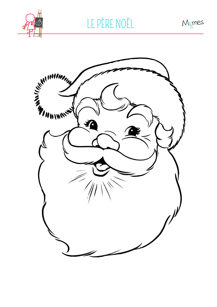 Imprimer Coloriage De Pere Noel Coloriage Père Noël Momes