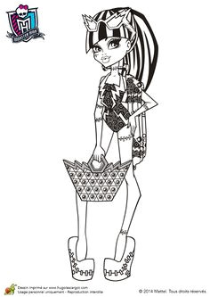 Imprimer Coloriage Monster High 22 NejlepÅ¡­ch ObrázkÅ¯ Z NástÄnky Monster High Frankie Stein