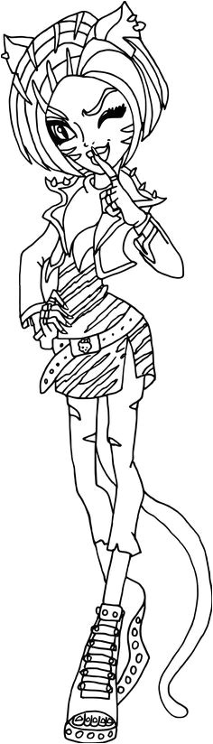Imprimer Coloriage Monster High Die 9 Besten Bilder Von Drucken