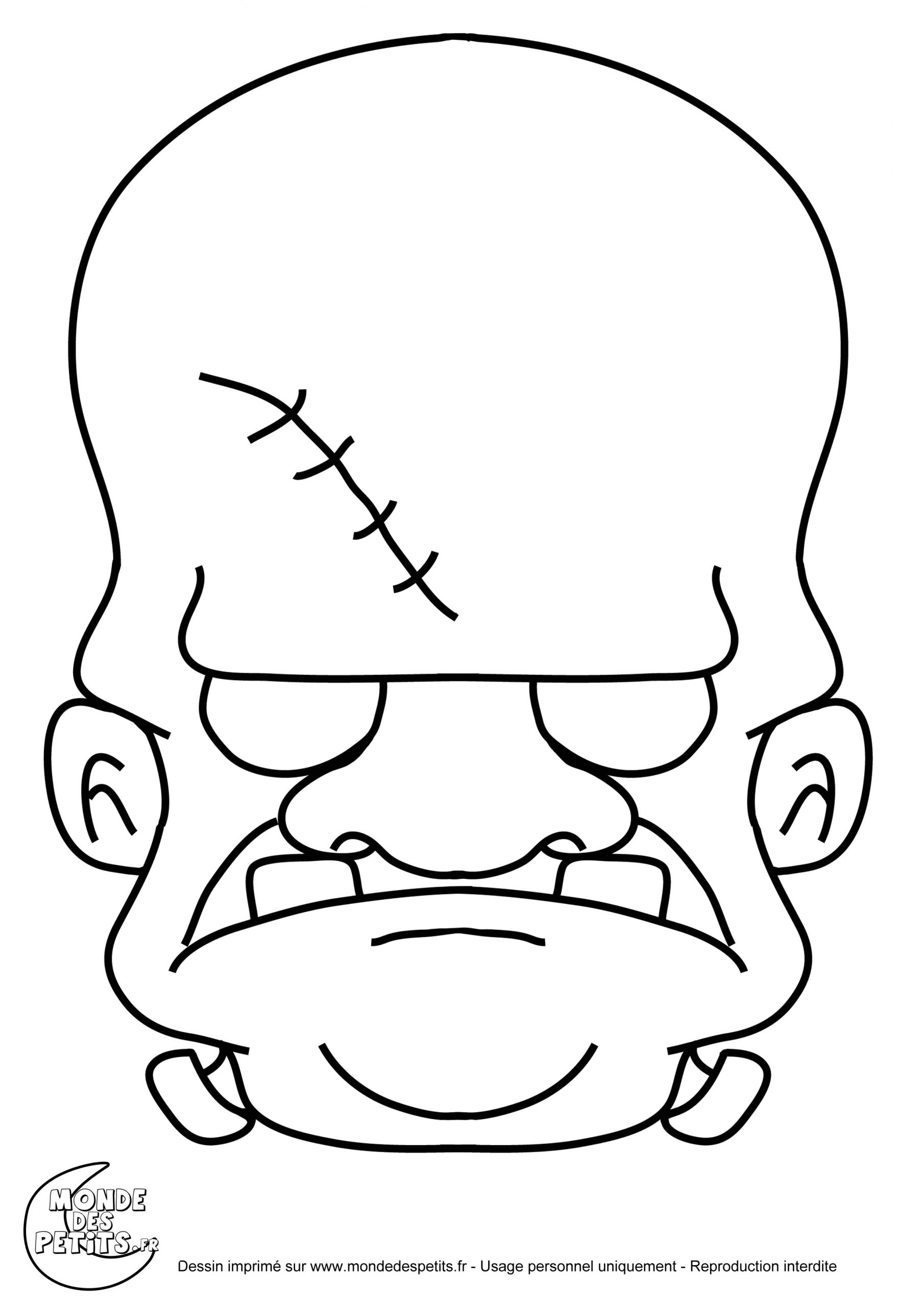 Imprimer Des Coloriages D Halloween Coloriage De Masque D Halloween A Imprimer