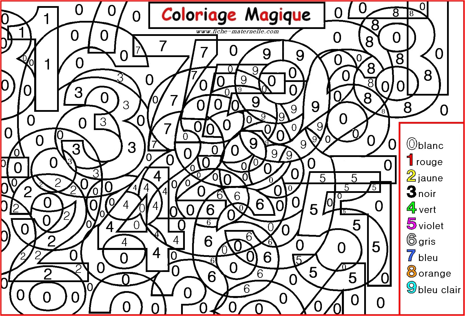 Imprimer Des Coloriages Magiques 66 Dessins De Coloriage Magique à Imprimer Sur Laguerche