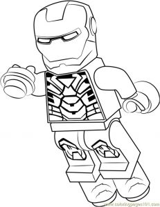 Iron Man Lego Coloriage Lego Iron Man Coloring Page