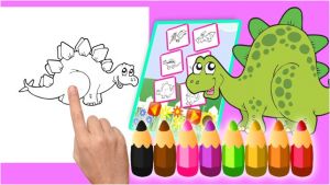 Jeu D Enfant Coloriage Jeux De Dinosaure Livre De Coloriage Enfant Dans L App Store