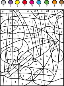 Jeux Coloriage Avec Chiffres Coloriage Avec Des Chiffres à Imprimer