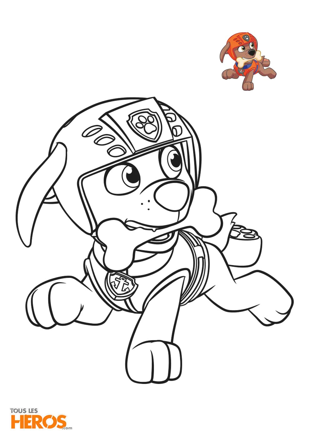 Jeux De Coloriage Avec Modele Coloriage Pat Patrouille à Télécharger Gratuitement