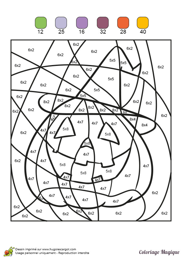 Jeux De Coloriage D Halloween Un Jeu De Coloriage Magique à Colorier Représentant Une Jeux De Coloriage D Halloween Un Jeu De Coloriage Magique à Colorier Représentant Une