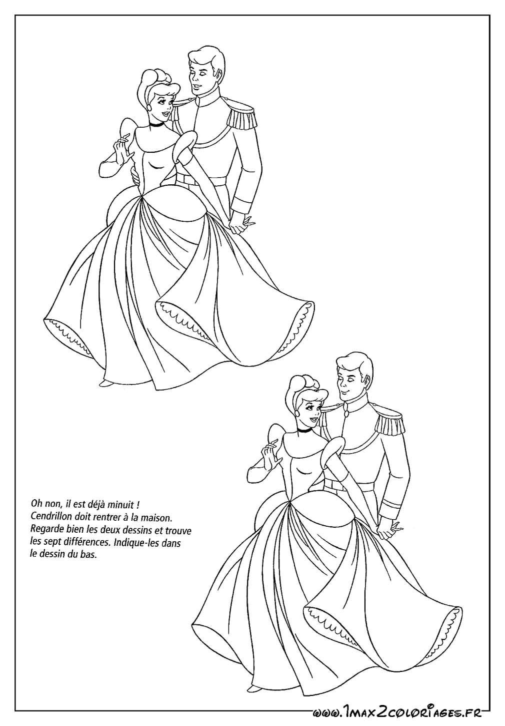 Jeux De Coloriage De Princesse Cendrillon Jeux De Dessin Avec Les Princesses Walt Disney