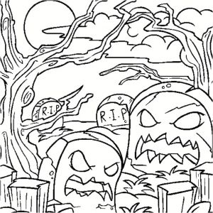 Jeux De Coloriage Halloween Gratuit Coloriage Halloween A Imprimer Qui Fait Peur Gratuit