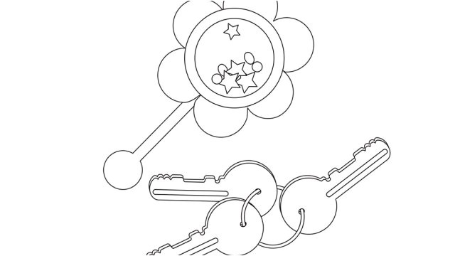 Jeux De Coloriage Pour Bebe Dessin De Jouets De Bébé Activités Coloriage Et Jeux