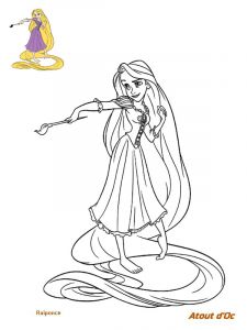 Jeux De Coloriage Raiponce Coloriages Raiponce Disney atout D Oc